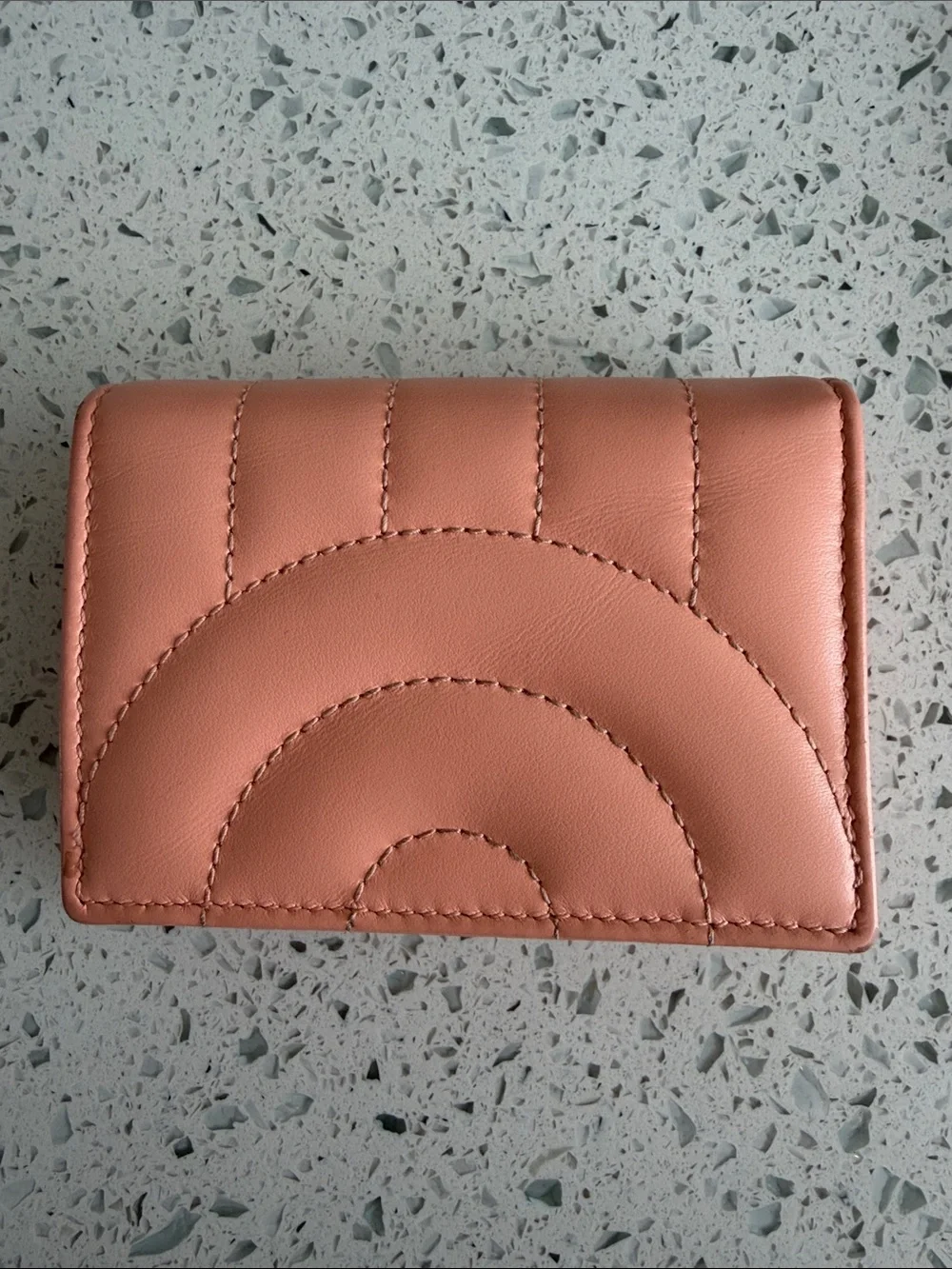 AGucci Pink Leather GG Wallet